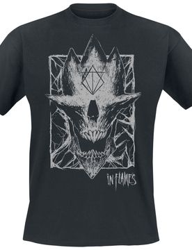 T-Shirt - Jester Skull - S - für Männer - Größe S - schwarz - Lizenziertes Merchandise! - Männer - male