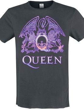 T-Shirt - Amplified Collection - Neon Sign - S bis 3XL - für Männer - Größe S - charcoal - Lizenziertes Merchandise! - Männer - male