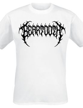 T-Shirt - Metal Logo - S bis XXL - für Männer - Größe S - weiß - Lizenziertes Merchandise! - Männer - male