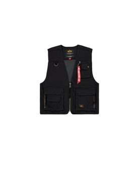 Weste - Mesh Utility Vest - S bis XXL - für Männer - Größe S - schwarz - Männer - male