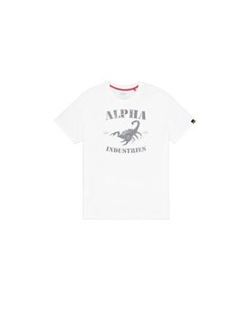 T-Shirt - Scorpion T-Shirt - S bis XXL - für Männer - Größe S - weiß - Männer - male