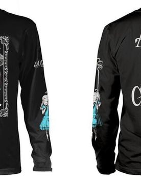 Langarmshirt - Wonderland - S bis XXL - für Männer - Größe S - schwarz - Lizenziertes Merchandise! - Männer - male