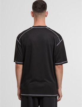 Oversize T-Shirt - Oversized Closehole Mesh Tee - S bis XXL - für Männer - Größe M - schwarz - Männer - male
