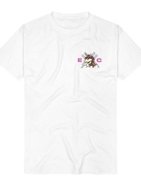 T-Shirt - Spaceman Unicorn - XXL bis 3XL - für Männer - Größe XXL - weiß - Lizenziertes Merchandise! - Männer - male