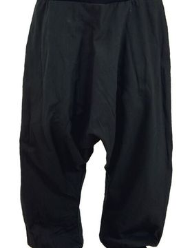 Stoffhose - Afghani Hose, Unisex Pluderhose, Goa Hose Aladinhose - schwarz - S bis L - Größe S - schwarz - Unisex - unisex