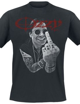 T-Shirt - Middle Finger - S bis 5XL - für Männer - Größe 5XL - schwarz - Lizenziertes Merchandise! - Männer