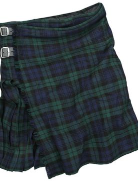 Mittelalter Rock knielang - Kilt - M bis 3XL - für Männer - Größe M - grün/blau - Männer - male