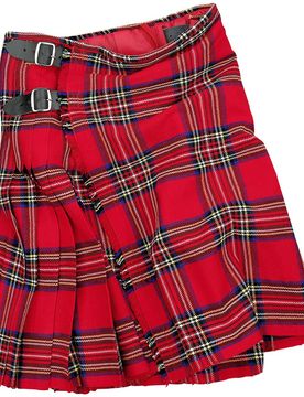 Mittelalter Rock knielang - Kilt - M bis XXL - für Männer - Größe L - rot - Männer - male