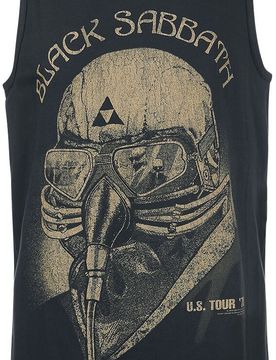 Tank-Top - U.S. Tour '78 - S bis XL - für Männer - Größe L - schwarz - Lizenziertes Merchandise! - Männer - male
