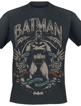 DC Comics T-Shirt - Crusader - S bis XXL - für Männer - Größe L - schwarz - Lizenzierter Fanartikel - Männer