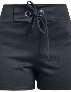 Hotpant - Cloe High Waist Short - S bis XXL - für Damen - Größe XXL - schwarz - Frauen - female