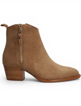 Para mujer. 542411 Botines de Piel Samara (38), 3 a 5cm, Cremallera, Casual