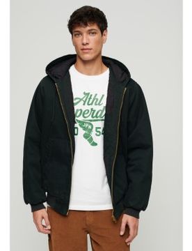Para hombre. M5011881A Cazadora bómber con capucha Surplus (XL), Casual, Algodón, Manga larga