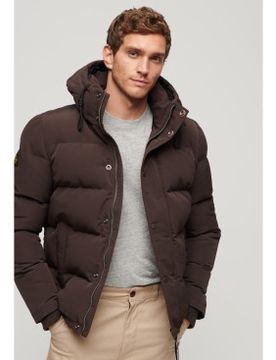 Para hombre. M5011743A Cazadora acolchada con capucha Everest (M), , Casual, Poliéster, Manga larga
