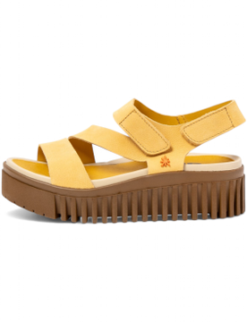 Para mujer. 1157331GB003_0MU Sandalias de Piel 1573 Brighton (41), 3 a 5cm, Velcro, Casual