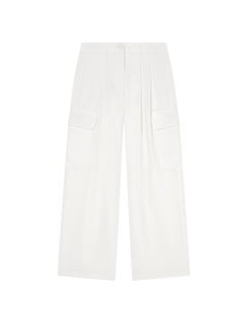 Para mujer. XW001937AF21556U1003 Pantalón Cargo Ancho (S), Casual, Poliéster