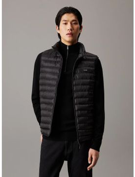 Para hombre. K10K113470 Chaleco acolchado plegable (S), Casual, Nylon