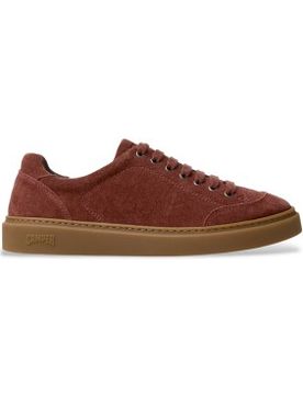 K101105-006 Twentyfive Runner Leather Sneakers brown (46), Cuir, Marron, Plat, Lacets, Casuel