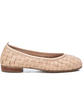 BEIGE Ballerines 161662 beige (39), Cuir, Marron, Plat, Aucun, Casuel, Classique