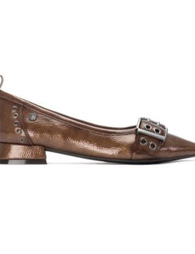Para mujer. 16270902-TAUPE Zapatos de piel 162709 (37), Plano, Ninguno, Casual