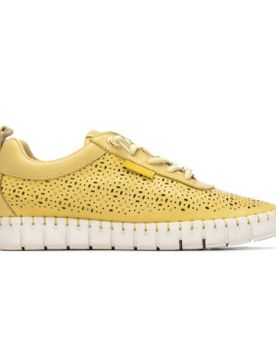 Para mujer. 16309908- Zapatillas de Piel 163099 (37), Plano, Cordones, Casual