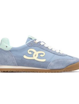 Para mujer. 16311905-JEANS Zapatillas de Piel 163119 (37), Plano, Serraje, Cordones, Casual