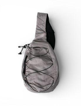 CMAC735A005269G Sac à bandoulière B en nylon gris (OSFA), Casuel, Polyamide