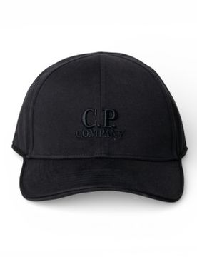 CMAC048A006288A Casquette en gabardine noire (OSFA), Casuel, Coton