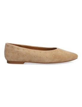 Para mujer. 555812 Bailarinas de ante Paris (38), Piel, Plano, Ninguno, Casual