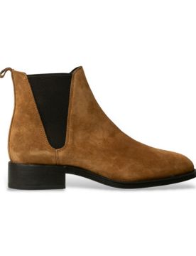 Para mujer. 234911 Botines de piel Couture (37), Marrón, 3 a 5cm, Cremallera, Casual