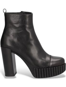 Para mujer. 456220 Botines de Piel Andrea (39), más de 10cm, Cremallera, Casual