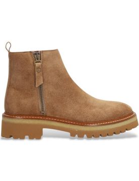 Para mujer. 548311 Botines de Piel Nordic (37), Plano, 1 a 3cm, Cremallera, Casual