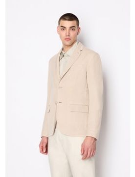 Para hombre. 8NZG15ZNFNZ1724 Americana Giacca (36), Casual, Lino, Clásico