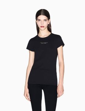 Para mujer. XW001455AF10356MC021 Camiseta Slim Fit (S), Casual, Algodón, Manga corta