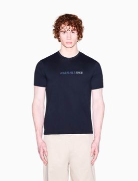 A X Armani Exchange. XM002785AF10358UB101 T-shirt slim en jersey de coton marine classique (XL), Casuel, Manche courte