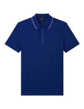 Para hombre. XM001285AF10366UB131 Polo Shirt bellwether (XS), Blanco, Casual, Algodón, Manga corta