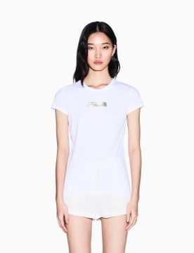 Para mujer. XW002327AF10358U0002 Camiseta Punto (S), Casual, Algodón, Manga corta
