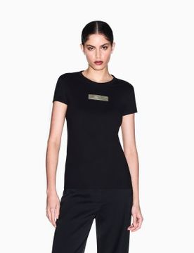 Para mujer. XW002327AF10358UC001 Camiseta Punto (S), Casual, Algodón, Manga corta