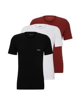 Para hombre. 50514977 Pack 3 Camisetas Classic algodón , , granate (S), Homewear, Manga corta