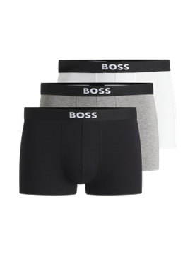 Para hombre. 50544263 Pack 3 Bóxers One Logo , gris, (S), Homewear, Algodón