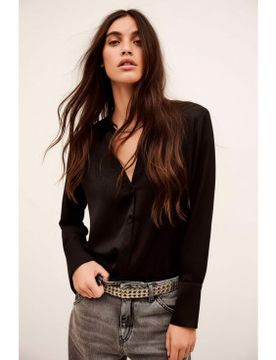Para mujer. 1H25ITSE Camisa Itsey (34), Casual, Manga larga, Poliéster Reciclado