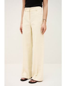 Para mujer. 1E26CIST Pantalón Cista (34), Casual, Lino