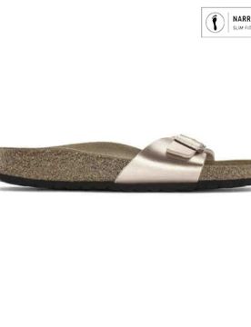 Para mujer. 1023927 Sandalias Madrid Birko-Flor (Ajuste Estrecho) (38), Plano, Ninguno, Casual