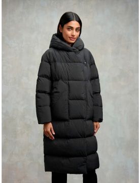 Para mujer. 25WBLDK03168 Plumífero largo Nube Ruth (L), Casual, Poliamida