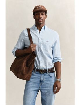 Para hombre. 3250082 Camisa de mezcla de lino (S), Casual, Manga larga