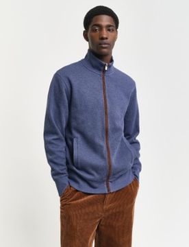 Para hombre. 2028042 Cárdigan Sacker Rib con cremallera (L), Casual, Algodón