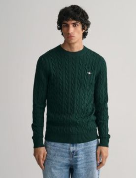 Para hombre. 8050601 Jersey de cuello redondo (S), Casual, Algodón