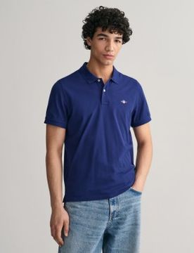 Para hombre. 2210 Polo de piqué Regular Fit Shield (3XL), Casual, Algodón, Clásico, Manga corta