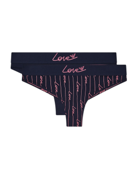 Para mujer. EW000404_AF19049 Set de 2 Braguitas Brasileña (XS), Homewear, Algodón
