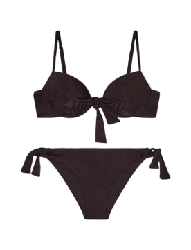 Para mujer. EW000785_AF20241 Bikini Jacquard Pattern (S), Beachwear, Poliéster